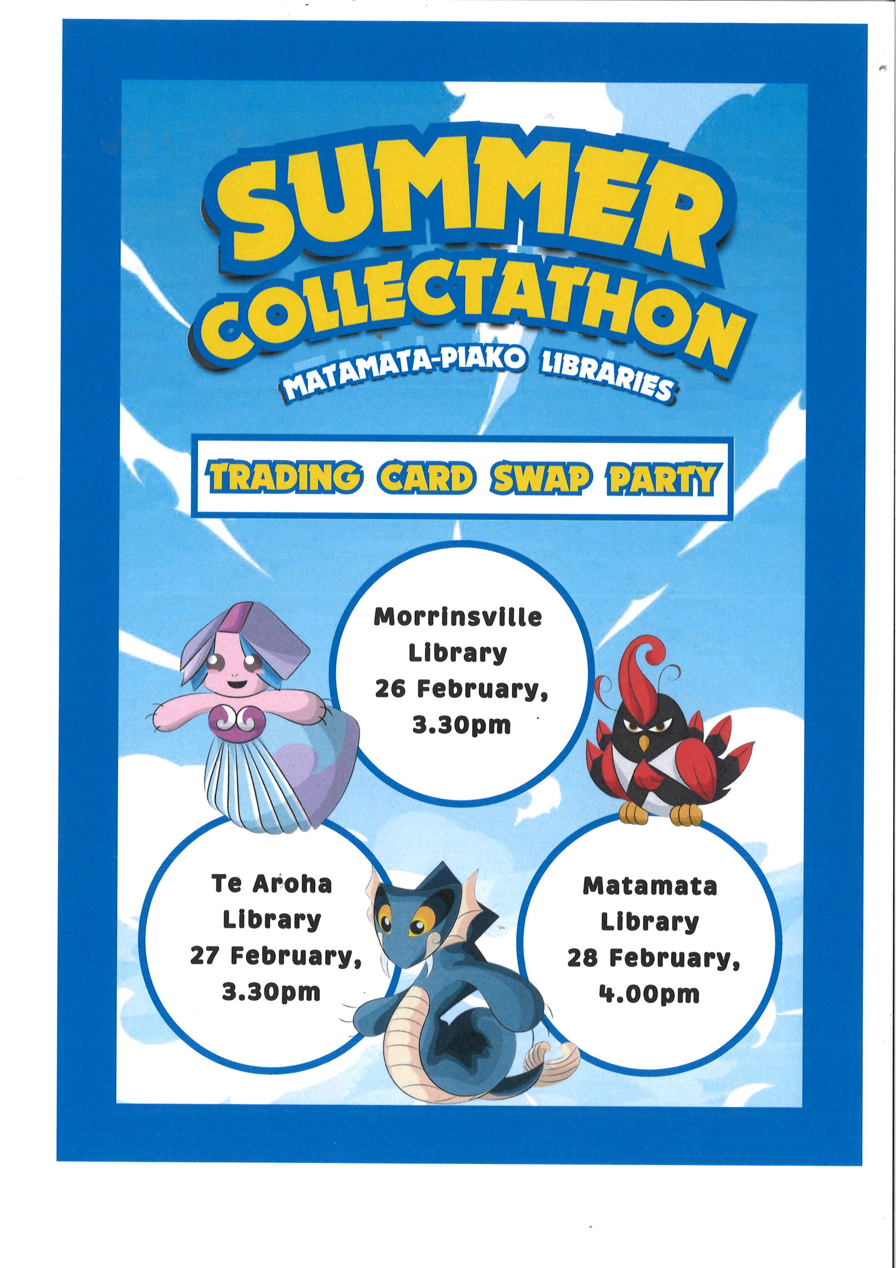 Trading Cards Swap Party-Summer Collectathon 27 Feb 2025