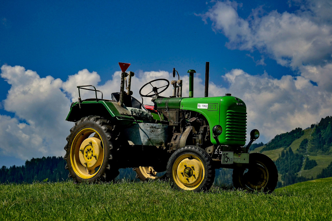 Photo of a vintage tractor