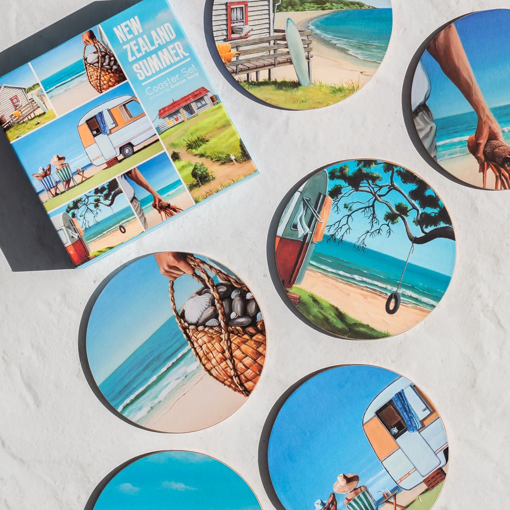 Coaster Set – New Zealand Summer